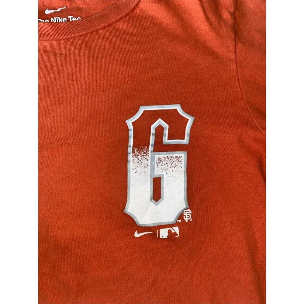 Nike San Francisco Giants Baseball MLB City Connect Shirt Yastremski M Orange